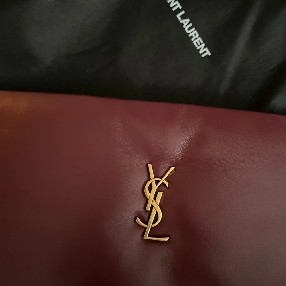 BRAND NEW YSL CALYPSO LAMBSKIN POUCH - Picture 2 of 3